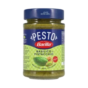 Barilla Pesto basilicum en pistache, glutenvrij
